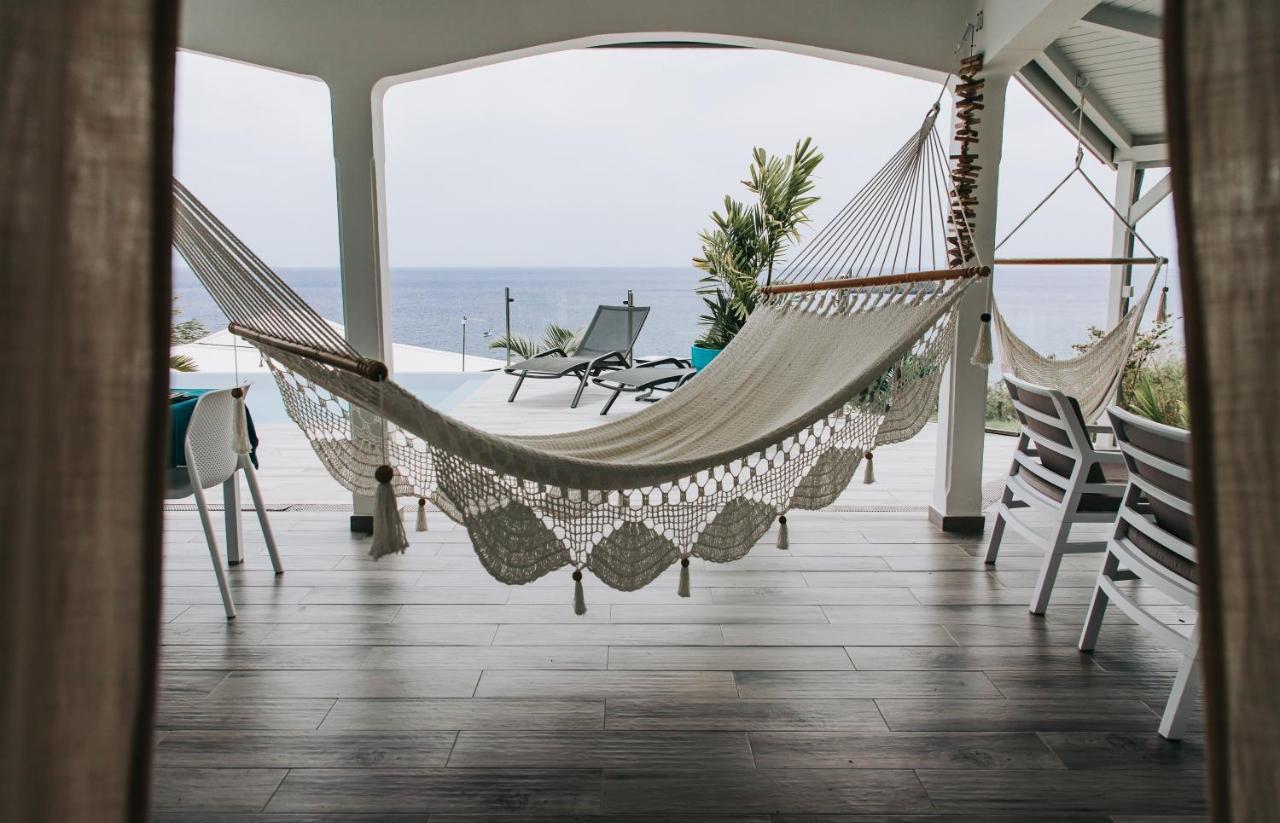 Sunset Palm - Villa Creole Avec Piscine Face Au Coucher De Soleil Et A La Reserve Cousteau Bouillante Ngoại thất bức ảnh