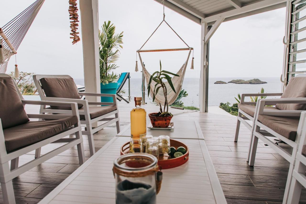Sunset Palm - Villa Creole Avec Piscine Face Au Coucher De Soleil Et A La Reserve Cousteau Bouillante Ngoại thất bức ảnh