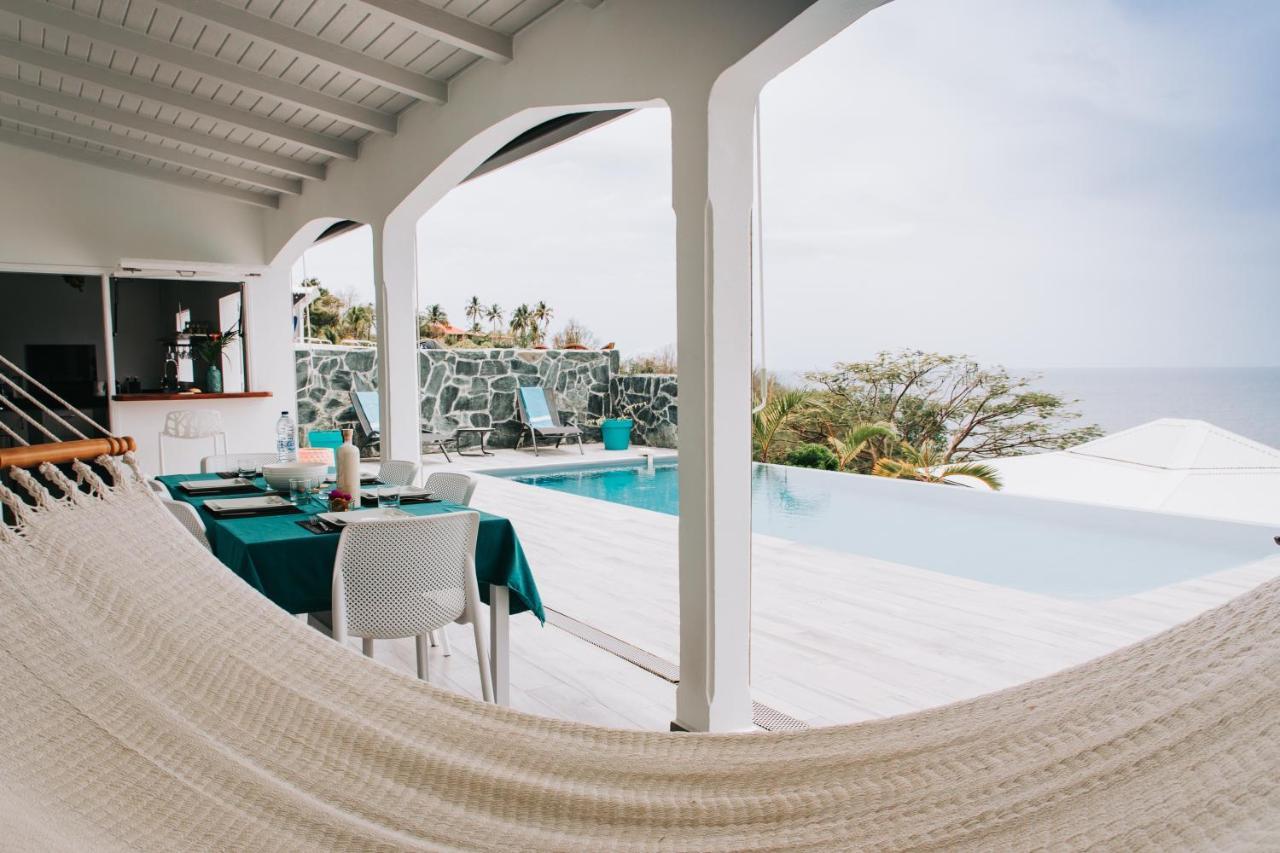 Sunset Palm - Villa Creole Avec Piscine Face Au Coucher De Soleil Et A La Reserve Cousteau Bouillante Ngoại thất bức ảnh