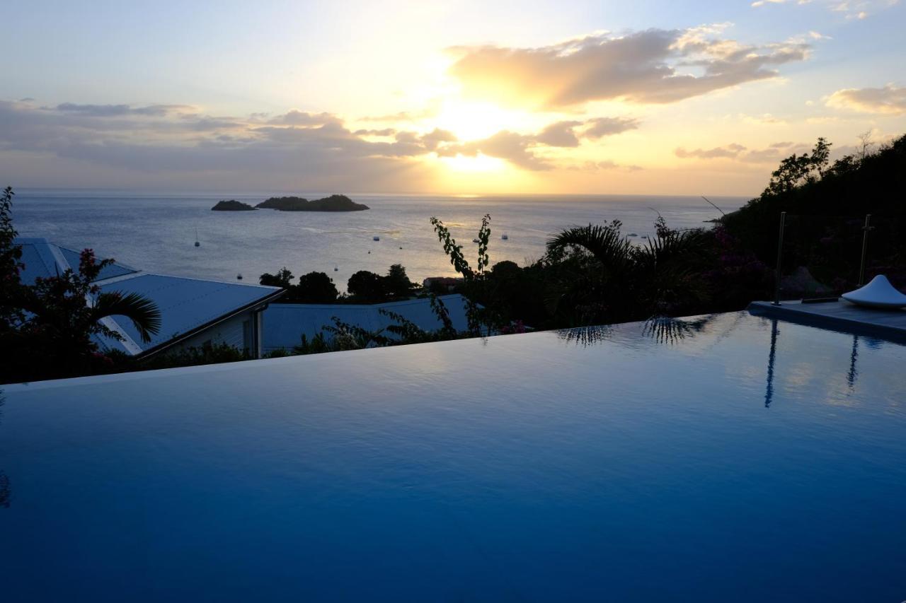 Sunset Palm - Villa Creole Avec Piscine Face Au Coucher De Soleil Et A La Reserve Cousteau Bouillante Ngoại thất bức ảnh