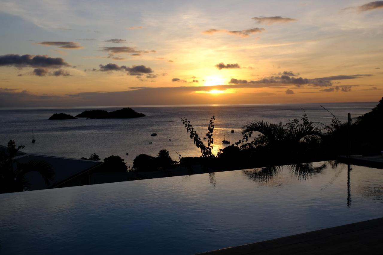 Sunset Palm - Villa Creole Avec Piscine Face Au Coucher De Soleil Et A La Reserve Cousteau Bouillante Ngoại thất bức ảnh