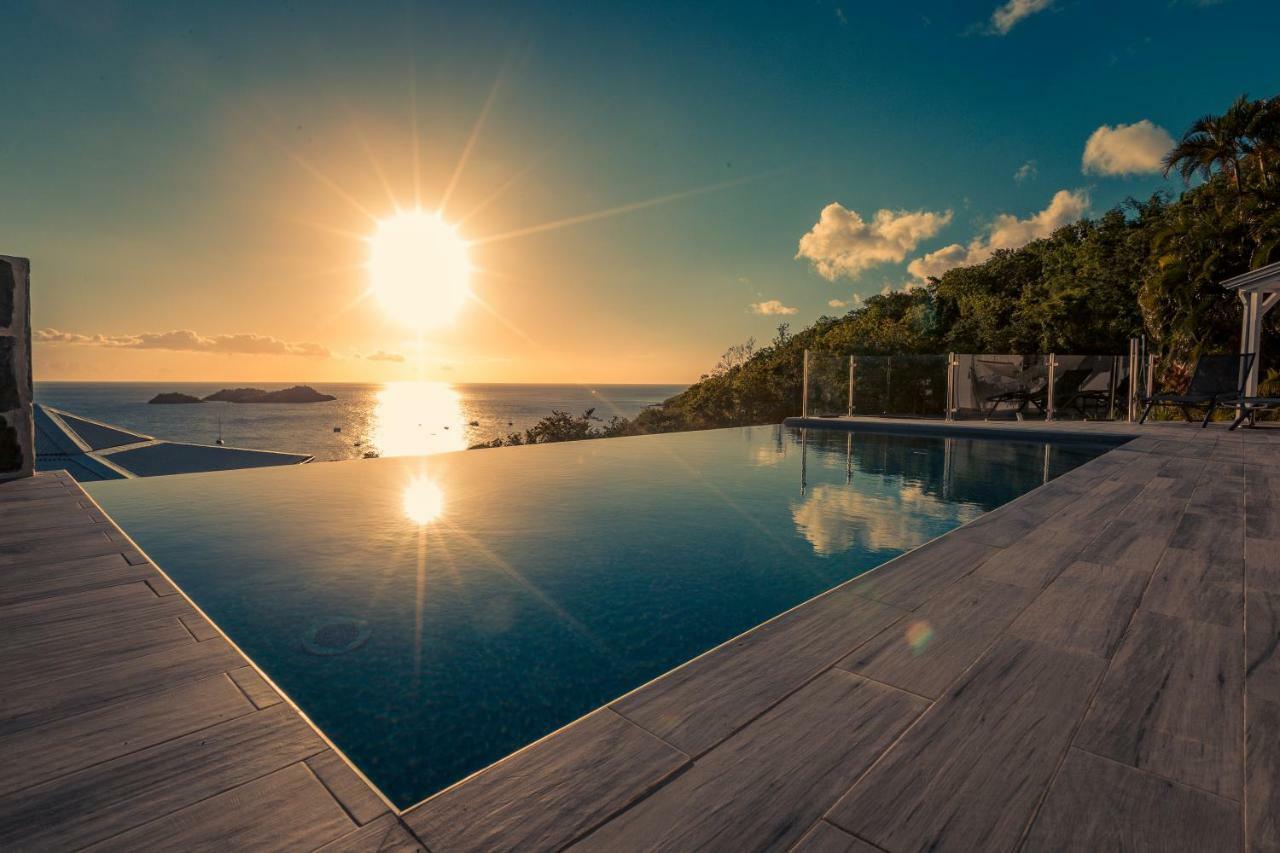 Sunset Palm - Villa Creole Avec Piscine Face Au Coucher De Soleil Et A La Reserve Cousteau Bouillante Ngoại thất bức ảnh